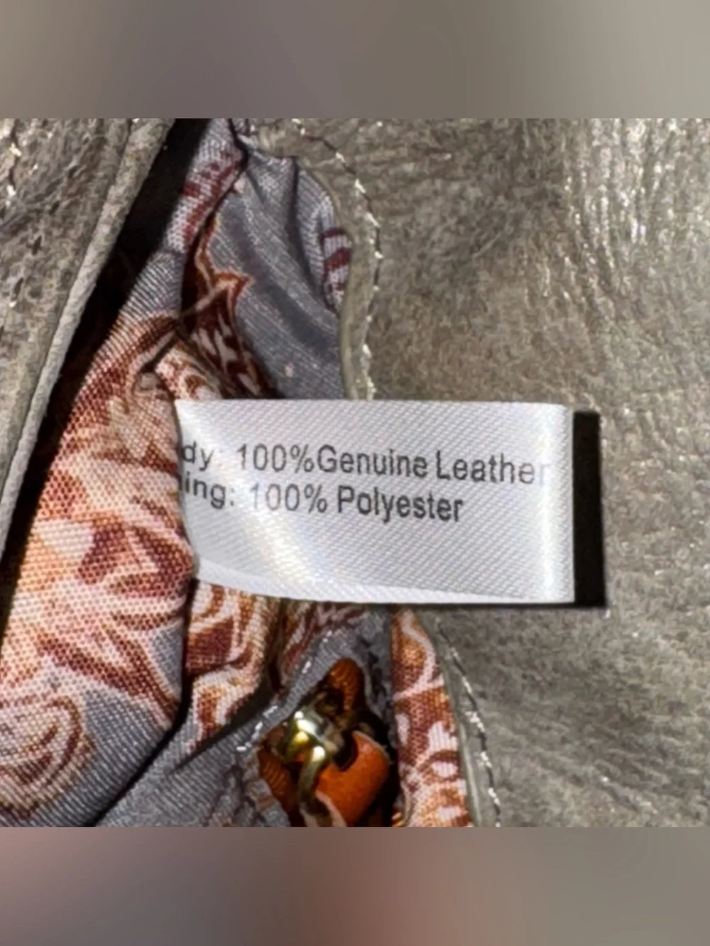 HOBO Birdy Crossbody Purse Tassel (Heavy Metal) 100% Genuine Leather NWOT!